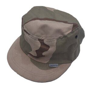 Trooper Kid's Play Military Cap Hat Desert Camo (Tan, Brown, Green) Adjustable